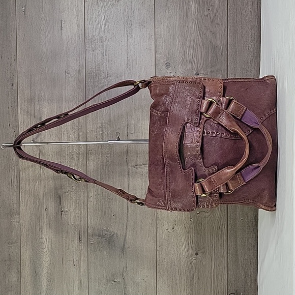 Lucky Brand Bags Lucky Brand Lamb Leather Abbey Road Foldover